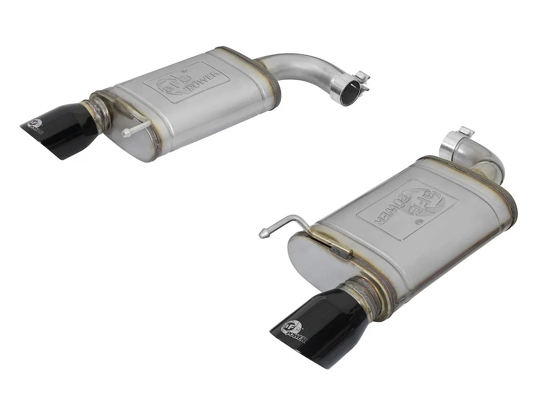49-43085-B – AFE Exhaust System Kit, Stainless Steel With Mufflers 2-1/2 Inch Pipe Diameter Dual Exit Rear Exit With ...